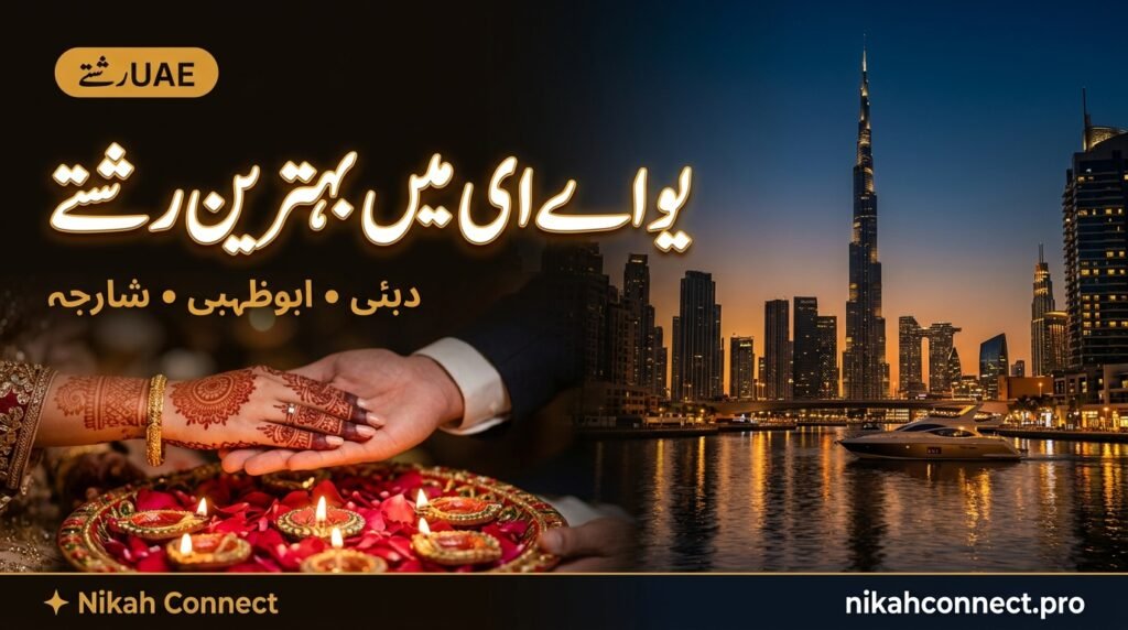 UAE میں مقیم پاکستانیوں کے لیے نکاح — دبئی اور ابوظہبی میں رشتہ کیسے تلاش کریں؟